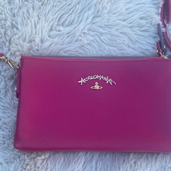 vivienne westwood pink grey crossbody - Picture 5 of 7